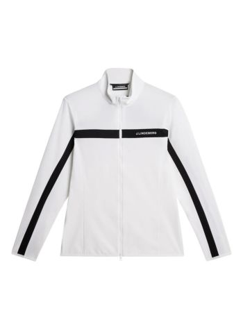 J Lindeberg Golf Jarvis Mid Layer Jacket - White