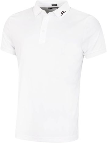 J Lindeberg Men's KV Regular Fit Golf Polo - White