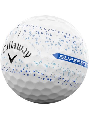 Callaway Supersoft Splatter Golf Balls-Blue