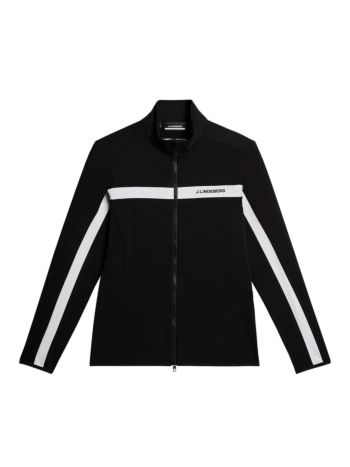 J Lindeberg Golf Jarvis Mid Layer Jacket - Black