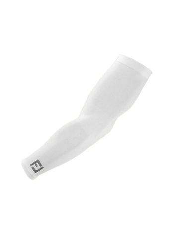 Footjoy Golf Arm Sleeves Pair White-White-One Size Fits All