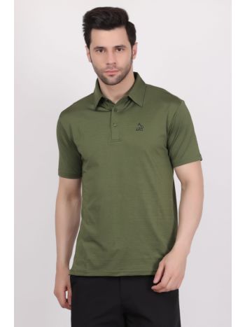 Athletic Drive Twine Men Polo Olive