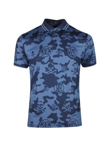 G/FORE Golf Shirt Exploded Icon Camo Polo (Twilight SP23)