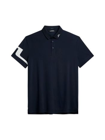 J Lindeberg Men's Heat Golf Polo - Navy