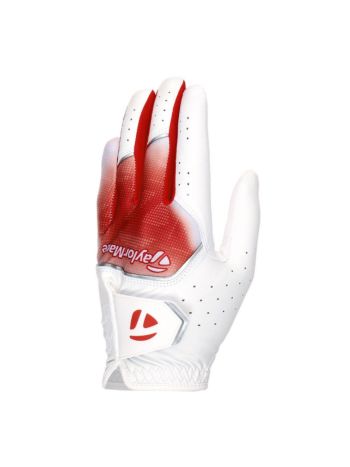 TaylorMade Men's Graphic Sport Glove White/Red