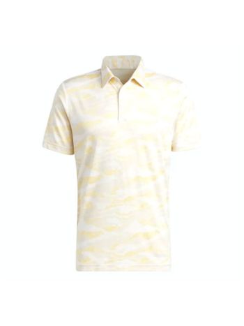 Adidas Men's Horizon Print Polo White Yellow