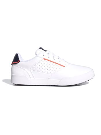 Adidas Men's Retrocross Spikeless Golf Shoes (Cloud White/Collegiate Navy)