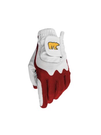 Jack Nicklaus Ultra Stretch Golf Glove - White/Red