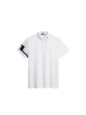 J Lindeberg Men's Heat Golf Polo - White