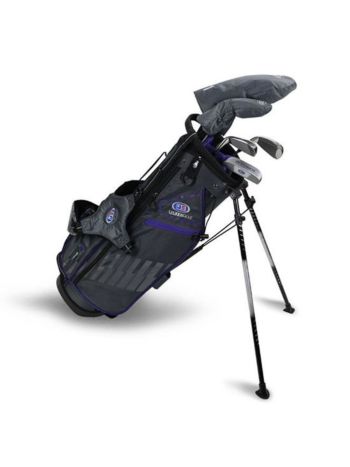 US Kids Golf Ultralight Complete Set 5 Clubs &amp; Bag - 48-63inch-UL54 (54-57 inch)-Navy blue