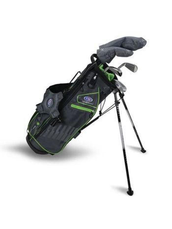 US Kids Golf Ultralight Complete Set 5 Clubs &amp; Bag - 48-63inch-UL57 (57-60 inch)-Green