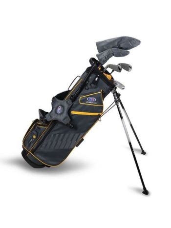 US Kids Golf Ultralight Complete Set 5 Clubs &amp; Bag - 48-63inch-UL63 (63-66 inch)-Mustard