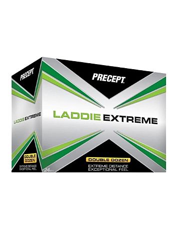 Precept Laddie Extreme Golf Balls White (24 Balls Pack)