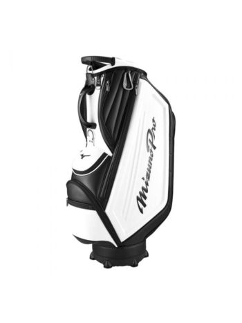 Mizuno Golf Pro Cart Bag - White/Black