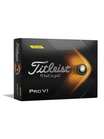 Titleist Pro V1 Golf Balls-Yellow