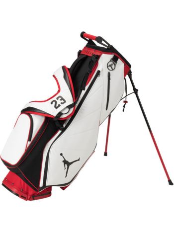 Jordan Fad Away Golf Stand Bag - Red/Black/White