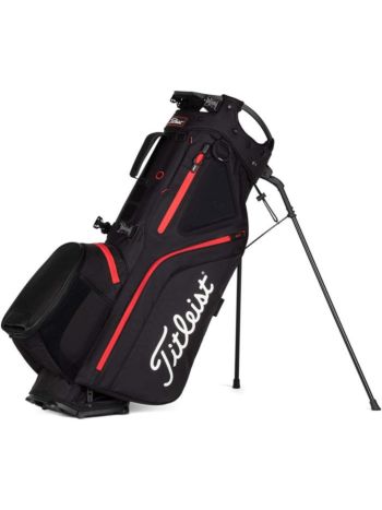 Titleist Golf Hybrid 5 Stand Bag - Black/Red