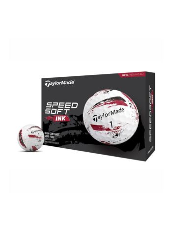 TaylorMade SpeedSoft Red Ink Golf Balls