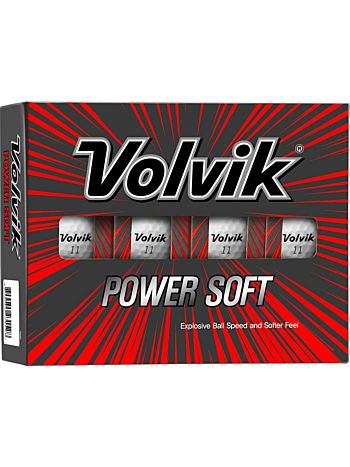 Volvik Power Soft Golf Balls (White)