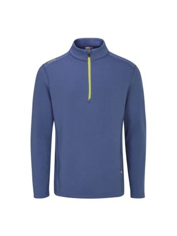 PING Edwin Men's Half Zip Midlayer - Blue Indigo