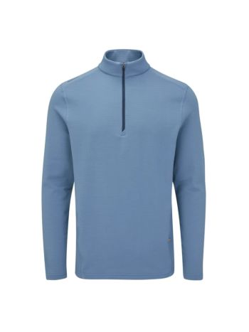 PING Edwin Men's Half Zip Midlayer - Blue Indigo