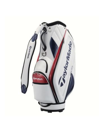 TaylorMade AusTech Cart Bag White/Navy/Red