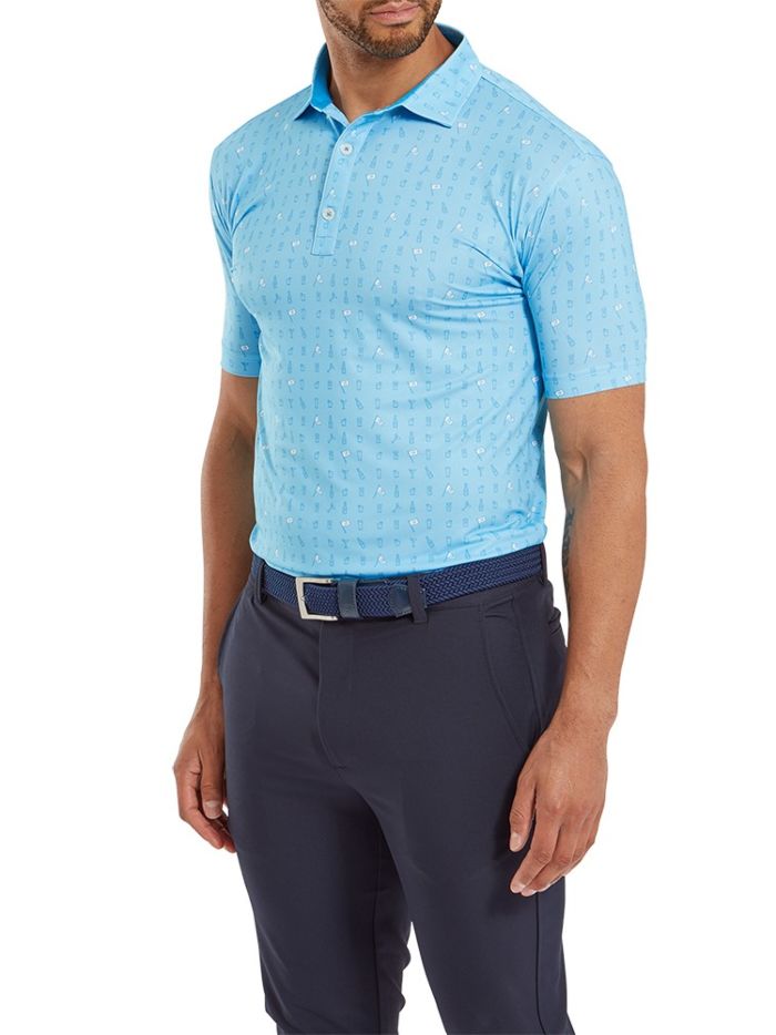 FootJoy Mens The 19th Hole Lisle Polo Shirt Online in India Sportdeals.in